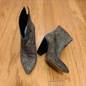 BELLE By SIGERSON MORRISON Leopard Booties